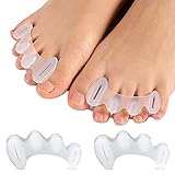 KIYOKI Toe Separators, Bunion Corrector for Women/Men, Toe Spacers, Foot Alignment - Dividers to Cor