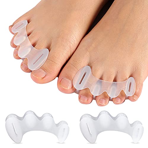 Kiyoki Toe Separators, Bunion Corrector For Women/Men, Toe Spacers, Foot Alignment - Dividers To Correct Bunions, Hammertoes, Plantar Fasciitis, Hallux Valgus, Relief Restore Feet #TOP2