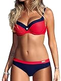 Ocasión: este conjunto de bikini para mujer es adecuado para fiestas en la playa, vacaciones de verano en la playa, piscina, parque acuático, etc. ¡El conjunto de bikini para mujer es la mejor opción para tu vida en la playa!