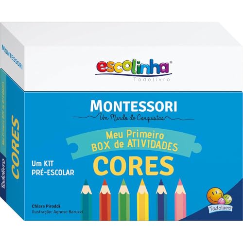 Escolinha MONTESSORI Meu P BOX de Atividades: Cores (Escolinha):