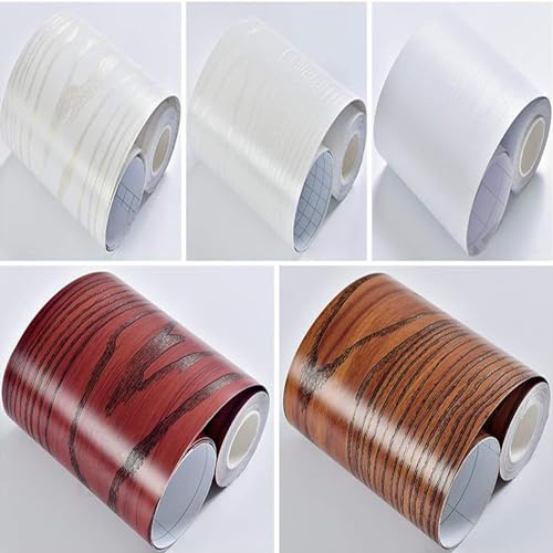 Borda de papel de parede autoadesiva de mármore, 197 polegadas, cintura, casca e vara, borda de pape