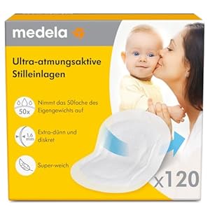Medela Ultra-atmungsaktive Stilleinlagen – Hochgradig saugfähig – Diskretes Design für hohen Tragekomfort – 120er Pack