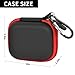 Car and Auto Mini Carry Case Compatible with BlueDriver Bluetooth Pro OBDII OBD2 Scan Tool Monitor for iPhone & Android (Black+Red Zipper)