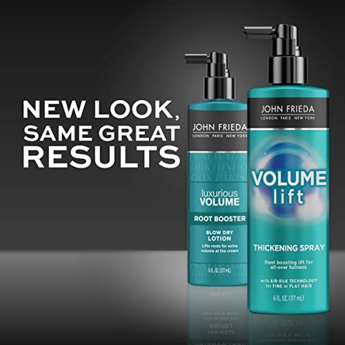 John Frieda Volume Lift Thickening Spray For Natural Fullness, 6 Ounces, Fine Or Flat Hair Root Booster Spray With Air-Silk Technology #TOP1