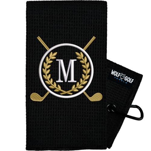Wolf Golf Monogrammed Personalized Towel