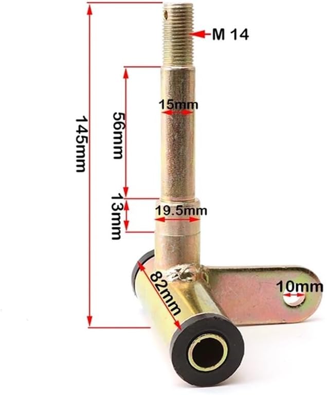 15mm Front Steering Strut Knuckle Spindle 6" Wheel Hub Kit Fit for DIY 49cc 50cc 70 90cc 110cc Go Kart ATV Buggy UTV Quad Bike Parts