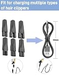 7 PCS 5V USB Charger Compatible with Philips 7000/5000/3000 Series, BeardTrimmer,Beard,Style Shaver,PowerTouch,Hair Clipper,QG Series,BG Series,HQ Series,RQ Series,XL,XLCC,X,HS,QC,QT,QS,at PT