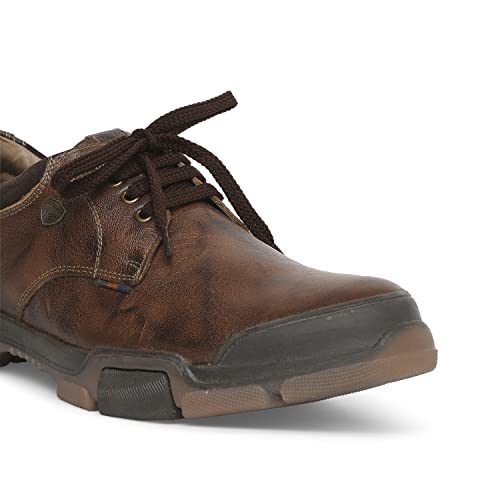 Image of Buckaroo: Anaiya Genuine Leather Brown Casual Shoes for Mens