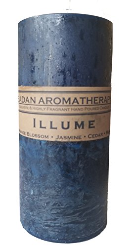 Badan Aromatherapy Illume (Jasmine & Orange Blossom) Round Pillar Candle 3X6.5 #TOP23