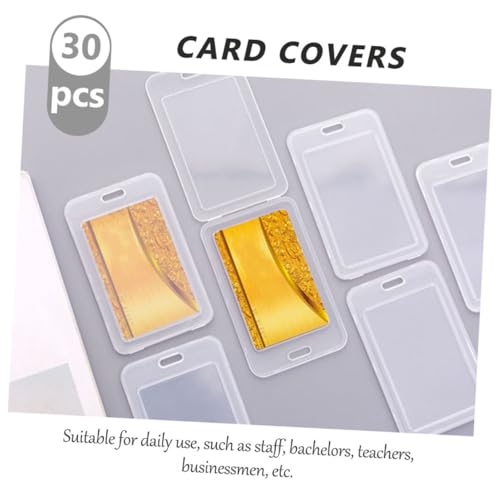 Fundas protectoras de plástico blanco con diseño creativo para proteger tus tarjetas 5
