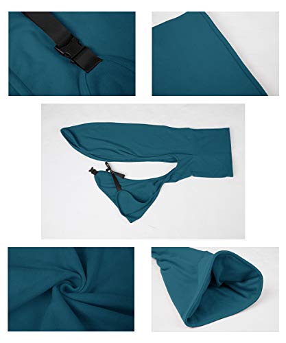 Winter Warm Fleece Dog Coat Cold Weather Cozy Pup Pets Jackets Buckles Turtle Collar Puppy Shirts Clothes For Small Medium Large Dogs #TOP4