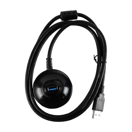 Nicear Cable De Extensión USB 3.0 con Pedestal, USB 3.0 Tipo A Macho a Hembra, Soporte De Extensión para Adaptador WiFi, Unidad Flash, Lector De Tarjetas, Teclado, Ratón, Etc.