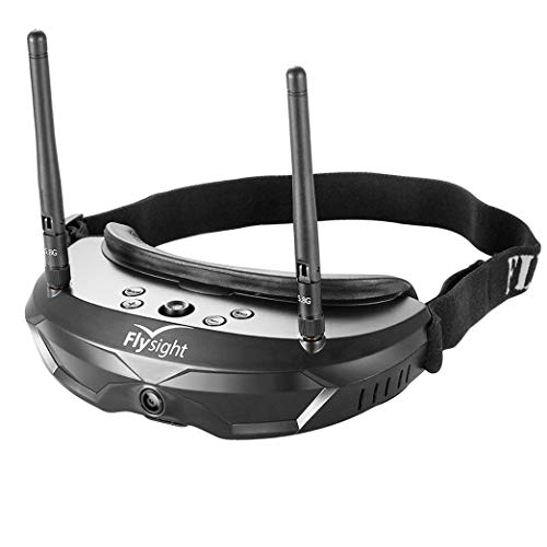FPV Goggles 5.8GHZ Flysight Goggles 40CH Buit in Diversity Receiver with 1080 HDMI