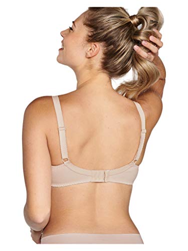 Naturana 86545-895 Women's Light Beige Cotton Non-Wired Soft Bra 38Aa #TOP1