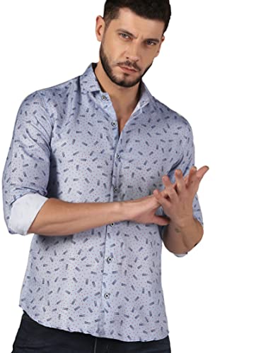 Image of Lymio Solid Regular Fit Men Casual Shirt