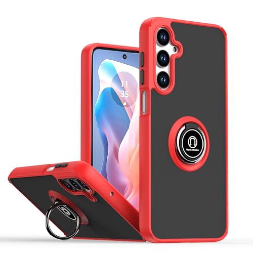 �Ή��@�� for Samsung Galaxy A25 5G SM-A256E (Not SC-53F) �X�}�z�P�[�X,�Ή��@�� for Samsung Galaxy A24 4G [�J�[�}�E���g �}�O�l�b�g�X�^���h] [PC+TPU] �����h�~ Red