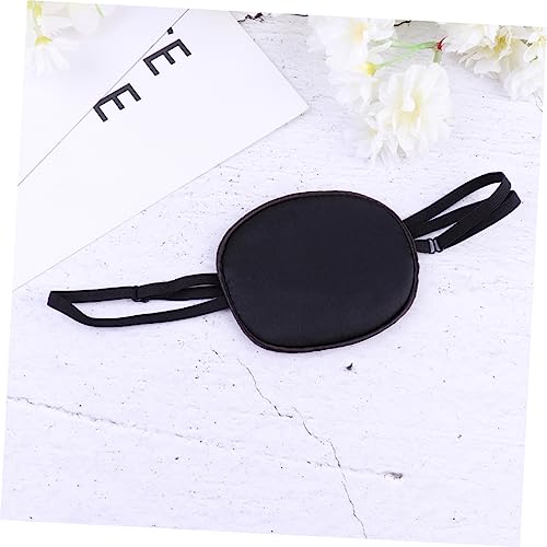 KALLORY 4 Pcs Tapa-olho Ajustável Tapa-olho De Seda Tapa-olhos De Estrabismo Tapa-olho Com Alça Tapa