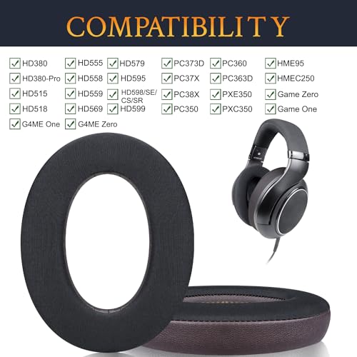 SOULWIT Cooling Gel Ear Pads for Sennheiser HD599/HD598/SE/CS/SR/HD595/HD569/HD560S/Game Zero/G4ME Zero - Image 3