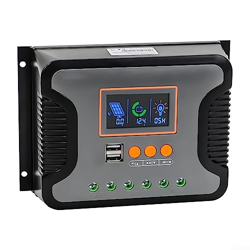 Controlador De Carga Solar De 30 A, Pwm De Energía Solar Dual Usb 12 V 24 V 36 V 48 V, Litio, Plomo Ácido, Pantalla Lcd Controlador De Parámetros Controlador De Carga Solar De 30 A, Pwm De Energía Solar Dual Usb 12 V 24 V 36 V 48 V, Litio, Plomo Ácido, Pantalla Lcd Controlador De Parámetros