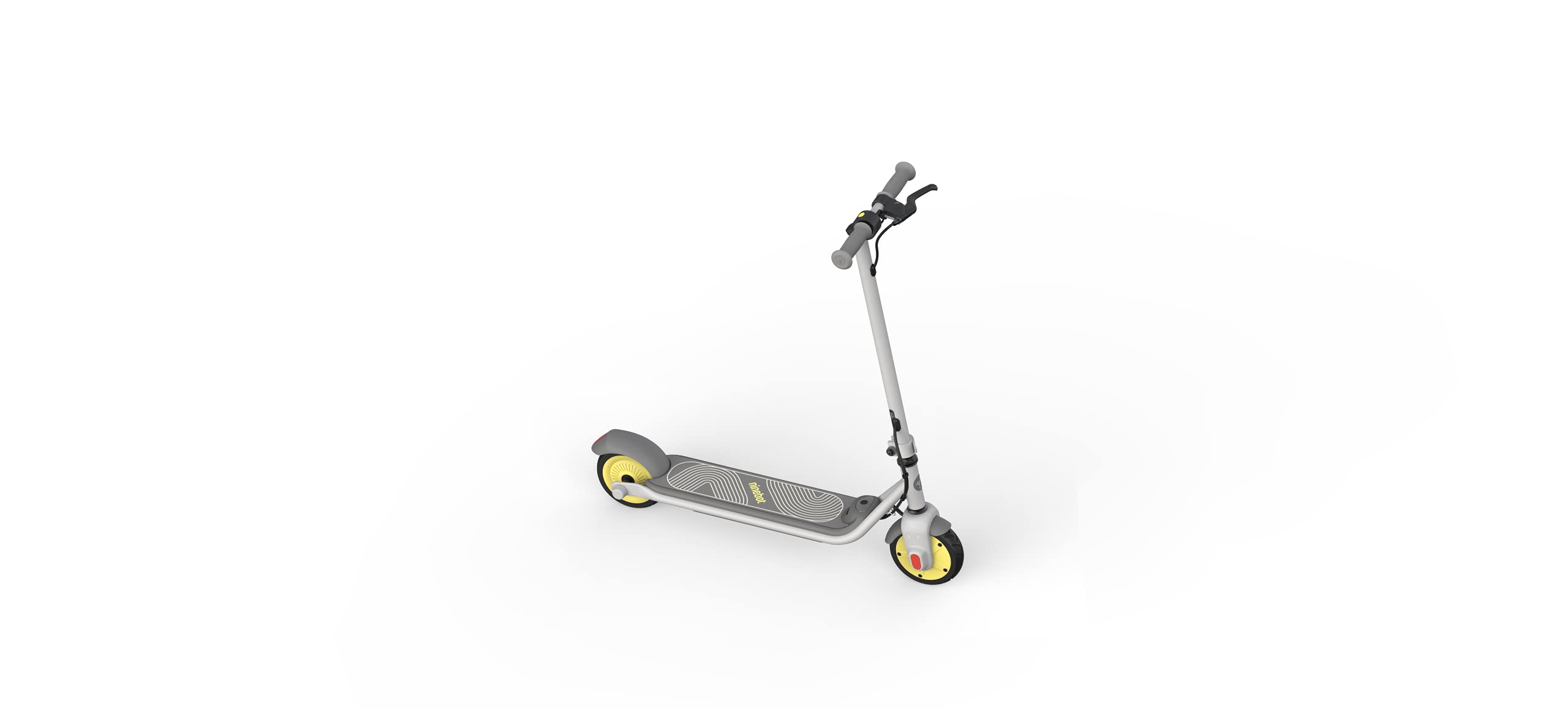NINEBOT BY SEGWAY AA.00.0011.61 Monopattino Elettrico Zing C8, Grigio/Giallo, misura standard