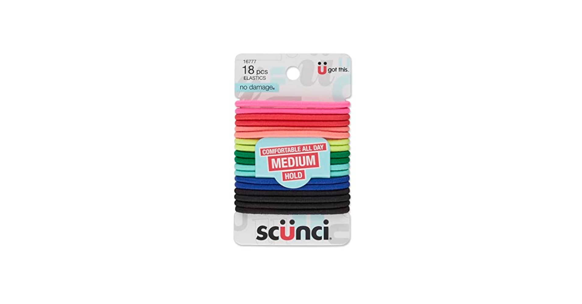ca.nniです₊⁎⁺˳✧༚ Amazon.com : Scunci Multicolor No Damage Hair Elastic Ties