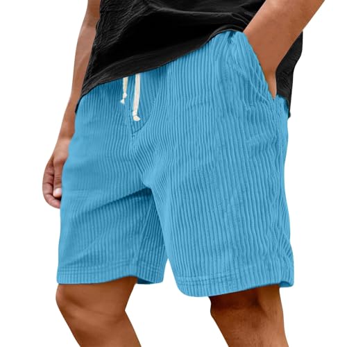 MOKBAY Short Tennis, Coton Fitness Boardshort Mini Marque Pantalon Court Homme, Survêtements Vêtement Bermuda Panta Leger Lin Rugby Vetement Basketball Pantalons Bermuda Homme, S