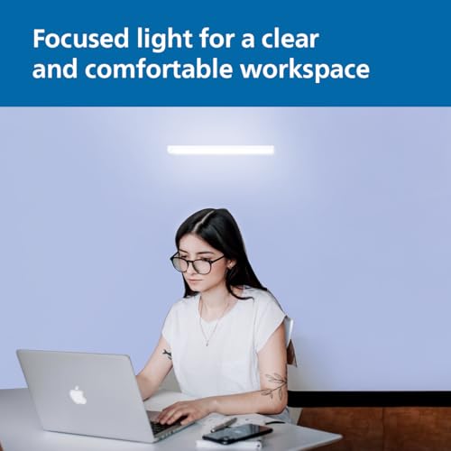 Image of Philips 1.6ft 20W Compact Mirror Light | CrownGlow Decorative Modern Tubelight for Home | Cool Day Light, Pack of 1