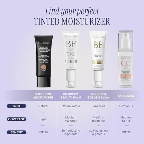 Image of Marcelle BB Cream Beauty Balm, Light to Medium, Tinted Moisturizer, 45 mL
