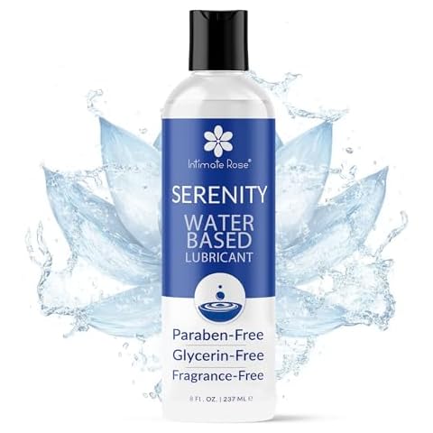 Premium Water-Based Lubricant - Non-Staining Water Based Lube for Women Men Couples - Safe & Thick for Intimate Comfort Cover