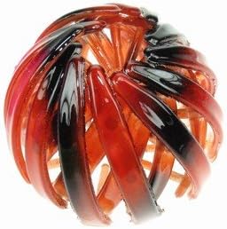 Women Expandable Ponytailer Claw Clip Hair Comb Updo Ponytail Bun Holder Bun Cover Hair bun maker (Tort) 2"