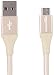 Produktbild AmazonBasics - USB-2.0-A auf Micro-B-Kabel mit doppelt geflochtenem Nylon | 3 m, Gold
