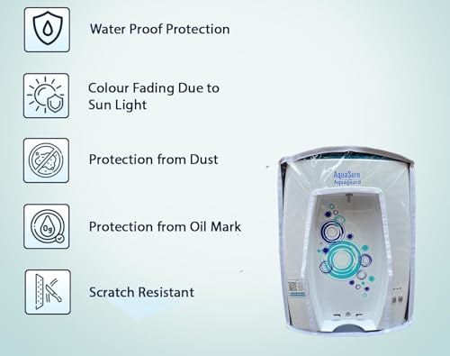 Image of Body Protective Cover for Eureka Forbes Aquaguard Maxima Booster Mineral RO+MF Alkaline Water Purifier, RO+MF Model Waterproof & Dustproof Water Purifier RO Body Cover