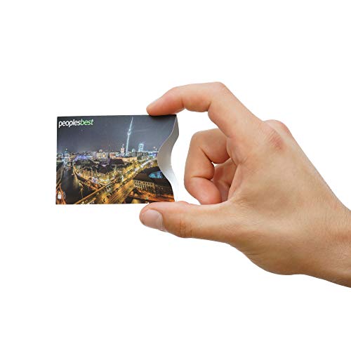 Kreditkartenhülle Peoplesbest 6er Set mit RFID und NFC Blocker