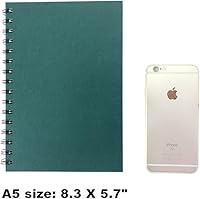 Vista 7 de ALIMITOPIA Spiral Notebook Journal,College Ruled Thick Paper Hardcover Wirebound Notepad Diary Memo Sketch Note Book for School Office Business