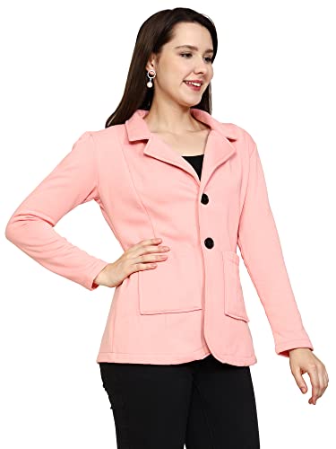 Image of ROARERS WOMEN REGULAR LENGTH POLY FLEECE SOLID COAT