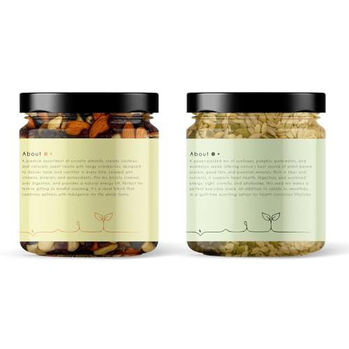 Image of Goshudh Royal Dryfruits Mixed 250g + Crunchy Seeds Mixed 250g Combo Pack | Healthy Superfood Snack (500gm Combo Pack)