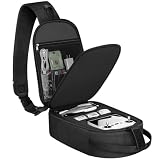 PEKREWS Air 3S Case, Portable Drone Bag Compatible with DJI Air 3, Travel Drone Backpack for DJI RC 2/N3/N2 Remote Controller, Sturdy Waterproof RC 2 Carrying Case for Fly More Combo Accessories