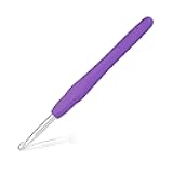 5 mm Crochet Hook, Ergonomic Handle for Arthritic Hands, Extra Long  Knitting Needles for Beginners and Crocheting Yarn (5 mm)