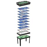 Se incluyen 15 juegos Mesa multijuegos 15 en 1 Negro 121x61x82 cmDeportes Juegos de Interior