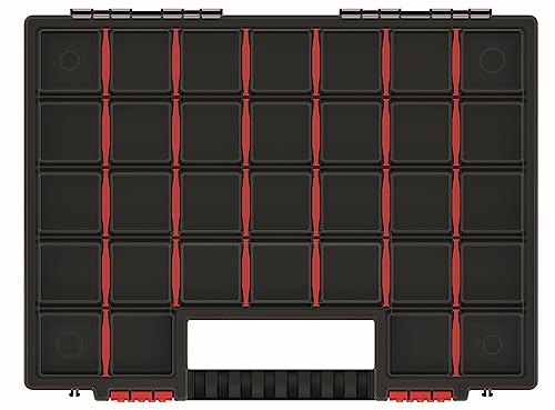 Miniatura 7 de Mivos Caja De Surtido De Doble Cara 399 X 303 X 100 Mm - Clasificación Con 64 Compartimentos Ajustables Para Tornillos, Accesorios Y Herramientas