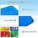 Mimorou 20 Pcs Plastic Art Sand Trays Multicolor Stackable Activity Sensory Tray Paint Mixing Crafts Organizer Serving Accessories for Kids DIY Bead Painting Projects (5 Colors 9.65 x 7.28 x 0.9 Inch)