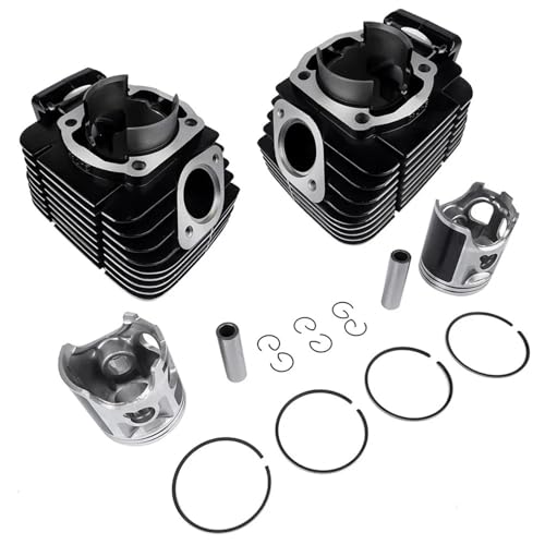Anillos de pistones de cilindro 64mm y kit de motor big bore aptos para moto RD350 1973-1975