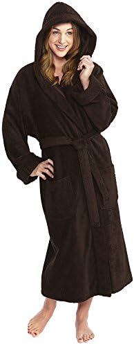Hooded Bathrobe Parador Women's Robe 100% Pure Cotton Turkish Terry Bath Robe Medium