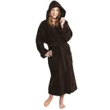 Hooded Bathrobe Parador Women's Robe 100% Pure Cotton Turkish Terry Bath Robe Medium