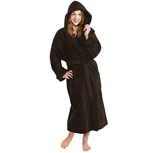 Hooded Bathrobe Parador Women's Robe 100% Pure Cotton Turkish Terry Bath Robe Medium #TOP9