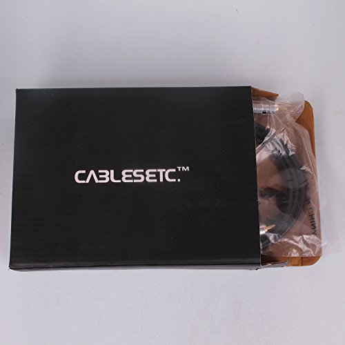CABLESETC Digital Coaxial Cable Oxygen Free Copper OFC RCA Male to Male Audio Metal Plugs 1.8 meters for Home theaters TV Sub Woofer 4 41bPgRIiLRL