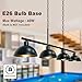 Kwpcvz Pool Table Light for 7' 8' Adjustable Billiard Lights Hanging Over Pool Table Lights, 4 Lights Island Lights Farmhouse Dining Room Light Fixture for Billiards Room, Matte Black Metal Shade