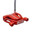 Orlimar Golf F80 Mallet Putter, Red/Black with Oversize Putter Grip