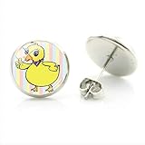 bild dom gutscheine Material: Legierung, Glas. Lovely Yellow Ente Ohrstecker Cartoon Ente Glas Cabochon Bild Dome Ohrringe Brinco Bijoux