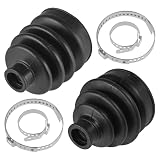 Caltric Front Axle Inner Outer Cv Boot Kit Compatible with Kawasaki Mule 3010 Kaf620 4X4 1993 2001-2008
